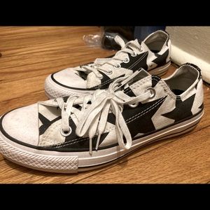 Black and White Star Converses